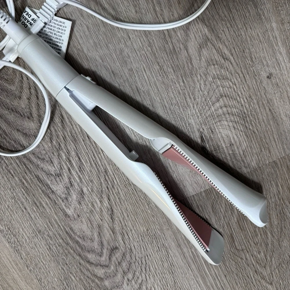 Luxe + Willow Bio Swirl 2 in 1 Hair Styling Tool Straightener Flat Iron Curling